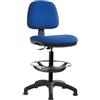 Seditaly Sgabello tecnico Sofia B Designer in tessuto acrilico Seditaly con poggiapiedi nero - SFDBC0000C011