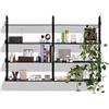 Connubia Libreria Shelfy CB6106-C6 in metallo da L. 184 cm e H. 122 cm