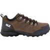 Jack Wolfskin Refugio Texapore Low M, Scarpe da Passeggio Uomo, Brown Phantom, 45 EU