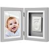 Pearhead 21415 Cornice Babyprints da Tavolo per Impronta di Manina o Piedino, Grigio