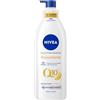 NIVEA Latte corpo Idratante Rassodante Q10 + Vitamina C 400 ml, Crema tonificante che rassoda la pelle secca in 10 giorni, Crema rassodante corpo idratazione per 48h