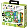 Headu Animali Sagomati Una Tombola Divertente Per Socializzare Da Piccoli It21932 Gioco Educativo Per Bambini 2-4 Anni Made In Italy