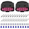 Create idea Set di 2 kit di riparazione per sensori automatici 1J0973737 compatibile con Volkswagen compatibile con Audi 14 spine per sensore auto Set di riparazione