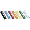 DONAU 7792925PL-99 - Set di 25 raccoglitori in plastica ecologica con listello di copertura in metallo, 150 x 34 mm, per graffette, per ufficio, scuola, colori assortiti