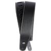 Planet Waves Tracolla per Chitarra Classic, in Pelle Nera, con Cucitura a Vista