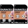 Duracell 6X Duracell CR 2025 Con Litio (1 Blister Da 2 Batterie + 1 Blister Da 4 Batterie) 6 pile