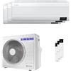 Samsung Condizionatore Samsung Windfree Elite 2023 trial split 9000+9000+12000 BTU inverter A++ wifi unità esterna 6.8 kW codice prodotto AJ068TXJ3KG/EU/AR09CXCAAWKNEU_2/AR12CXCAAWKNEU_1