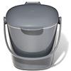 OXO Good Grips Contenitore per Compost, Facile da Pulire, Carbone/Grigio, 2.8 L