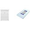 FoppapedrettiFoppapedretti Babyfly Bagnetto Fasciatoio, 47 x 69 x 89 cm, 31 Kg, Bianco & Climatic Materasso, 124 x 63 x 12 cm, BiancoFoppapedretti