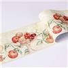 GouieRylin Carta da parati autoadesiva per bordo del bagno, impermeabile, bordi per pareti della cucina, in PVC, rimovibile, bordo delle piastrelle frutta gialla 10.6cm X 500CM