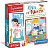 Clementoni Sapientino - Ora Ci Riesco!, Gioco Educativo con Tessere Incastro per Bambini 2-4 Anni, Puzzle per Sviluppare Autonomia e Manualità, Made in Italy, Lingua Italiana, 16783