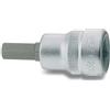 Hazet 8801K-7 Inserto Chiave a Bussola per Giraviti, Oro, Attacco Quadro, Cavo, 10 mm 3/8 di Pollice