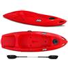 Big Mama Kayak Kayak 1 posto Jolly 2.0 Big Mama Kayak canoa 260 cm + 1 gavone + 1 pagaia in omaggio (PACK 1) Made in Italy - ROSSO