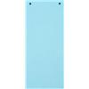 Exacompta Cod. 13415B Conf. da 100 fogli divisori orizzontali a tinta unita e perforati Forever divisori per raccoglitori e raccoglitori a leva formato 105X240mm - colore azzurro