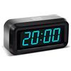 Timegyro piccola parete/scaffale/scrivania digitale orologio con batteria a display da 1,2 operata. Batterie 4pcs possono mantenere il tempo visualizzare giorno e notte per più di un anno