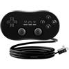 OSTENT Controllore Classico Cablato Gamepad Joystick per Console Nintendo Wii Remote Videogioco Colore Nero