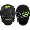 Starpro Colpitori da Boxe Ricurvi in Pelle Sintetica Opaca con Cinturino Regolabile. Coppia Scudo Pads per Allenamento Boxe, MMA, Kick Boxing, Arti Marziali, Muay Thai. Colore Nero e Verde