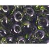 INNSPIRO Perline giapponesi magatama trasparente verde oliva 3mm. 100 g.