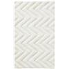 JOTEX Tappeto da bagno, bianco, 80 x 120, 1 pezzo