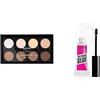 NYX Professional Makeup Highlight & Contour Pro Palette, Contouring Kit in polvere, Otto tonalità matte e perlescenti & The Brow Glue, Gel Trasparente per Sopracciglia Effetto Laminazione