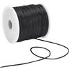SUNNYCLUE 1 Rotolo 70m Cordoncino In Raso A Coda di Ratto 1mm Cordoncino In Seta Filo di Perline Filo di Nylon per Braccialetti Annodatura Cinese Cucito Collana Intrecciata Cordino Macrame Portachiavi