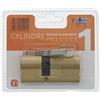 Bricard 1444 Cilindro Pratic 30 + 40 ottone, doppio ingresso, livello di sicurezza 1, 3 chiavi, garanzia 2 anni, resistenza alla corrosione