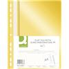 Q-CONNECT KF15667 - Cartellina portadocumenti in plastica, formato A4, confezione da 10, colore: Giallo