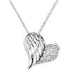 Engelsrufer Collana con ciondolo Donna argento - ERN-WITHLOVE-02-ZI