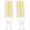 Generico UNIVERSO LAMPADINA LED G9 3.5W BULB CHIP SMD 180° 320 LUMEN 3000K  4000K 6500K (20, BIANCO FREDDO)