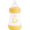 Chicco Perfect 5 - Biberon 0M+ Giallo Flusso Lento Capacità 150ml, 1 Pezzo