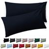 Blumtal Federe Cuscini Divano 50x80 cm - Set di Copricuscini per Divani in Microfibra a 2 Pezzi con Chiusura a Busta, certificati Oeko-Tex, extra morbidi e lavabili - Blu Oceano