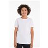 Tezenis T-shirt Basic Girocollo In 100% Cotone Bimbi Unisex Unisex Bianco