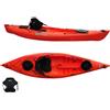 Big Mama Kayak Kayak monoposto Privat 2.0 Big Mama Kayak canoa da 295 cm + 2 gavoni + 1 seggiolino (PACK 2) - ROSSO