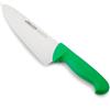Arcos Coltello Chef con Lama in Acciaio Inossidabile Nitrum 200 mm - Coltello da Cucina Professionale Multipurpose con Manico Ergonomico in Polipropilene - Verde, Serie 2900