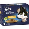 Amicafarmacia Purina Felix Le Ghiottonerie Gusto Platessa/Tonno/Coniglio/Agnello Cibo Umido Gatti Adulti Busta 12x