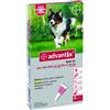 Advantix Spot-On Cani da 10 a 25 kg 4 Pipette Monodose 2,5 ml