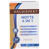 Valdispert Sonno 4 In 1 Integratore Per Rilassamento, Addormentamento E Sonno Regolare Con Melatonina 30 Compresse