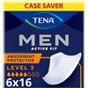 Tena Men Livello 3 Assorbente Sagomato Per Perdite Urinarie Uomo 8 pezzi