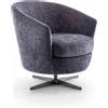Samoa Poltrona small MOON in tessuto da H. 80 cm