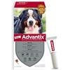 Advantix® Spot-on antiparassitario per Cani da 40 kg a 60 Kg, 6 pipette da 6 ml. Elimina zecche, pulci, pidocchi e larve di pulce in casa. Protegge da zanzare, pappataci e rischio di leishmaniosi.