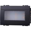Ettroit Segnapasso Led 3 moduli 2,4W da incasso per scatola 503 nero IP20 Bianco caldo 3000K compatibile anche con BTicino Livinglight