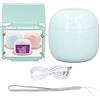 HOKZYHOUSE Sterilizzatore per Ciuccio con Sterilizzatore per Ciuccio UV Ricaricabile USB in Movimento Standby Portatile Scatola Disinfettante per Luce UV Porta Ciuccio UV Sterilizzato Al 99,99% 3,1 X 3,2(Verde)
