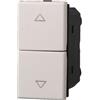 Ettroit Doppio Pulsante con frecce 10A bianco compatibile anche con BTicino Axolute