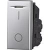 Ettroit Interruttore bipolare 16A grigio compatibile anche con BTicino Axolute