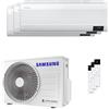 Samsung Condizionatore Samsung Windfree Elite 2023 trial split 7000+7000+12000 BTU inverter A++ wifi unità esterna 5.2 kW codice prodotto AJ052TXJ3KG/EU/AR07CXCAAWKNEU_2/AR12CXCAAWKNEU_1