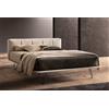 Samoa Letto matrimoniale CROOK PIANO ORTOPEDICO imbottito senza contenitore da 172x225 cm