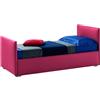 Samoa Letto singolo TWICE DORMEUSE imbottito con rete da 90x200/210 cm