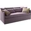 Samoa Divano letto TWICE imbottito con rete da 130x200/210 cm