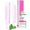 OnlySmile Gel Sbiancante Denti Professionale - Vincitore del Test 2024 - Formula sbiancante per mascherine & LED - Sbiancamento Dentale Efficace: Denti Bianchi Fino a 9 Toni - Teeth Whitening Gel