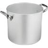 Baldassare Agnelli Pentole Agnelli ALMA10320 Pentola Alta con Due Maniglie Inox, Argento, 20 cm, 1 Pezzo